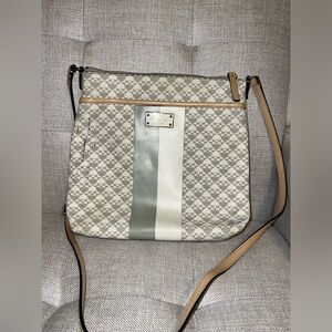 Timeless Duo: Grey & White Kate Spade Crossbody